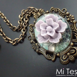 Mi Tesoro 反射美麗的妳墜鍊 Beauty You Necklace-Purple 第1張的照片