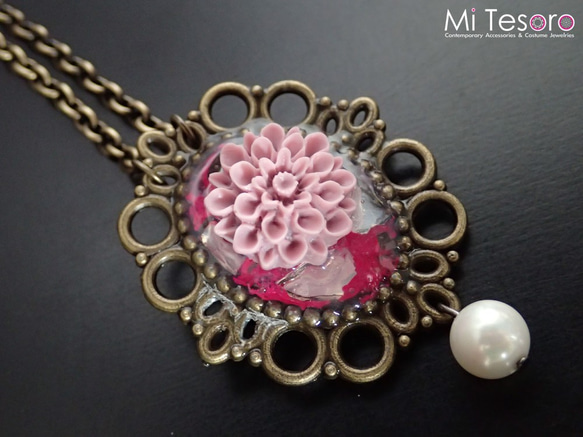 Mi Tesoro 反射美麗的妳墜鍊 Beauty You Necklace-Pink XS 第1張的照片