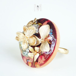 Mi Tesoro 指式雋永-濃情蜜意可調式戒指 Flower Adjustable Ring 第2張的照片