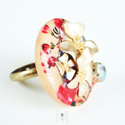Mi Tesoro 指式雋永-綻放的愛可調式戒指 Flower Adjustable Ring 第3張的照片