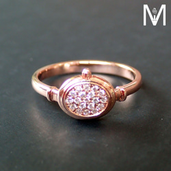 Mi Tesoro  ダイヤモンド指輪 指屬於妳的時間 14K Rose Gold Times Woman's Ring 第1張的照片