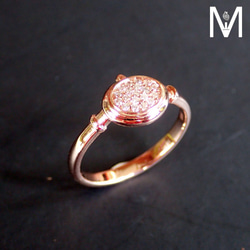 Mi Tesoro  ダイヤモンド指輪 指屬於妳的時間 14K Rose Gold Times Woman's Ring 第4張的照片