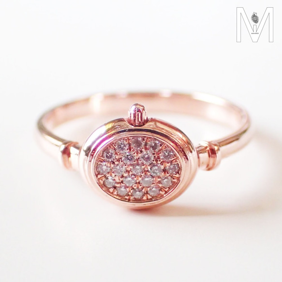 Mi Tesoro  ダイヤモンド指輪 指屬於妳的時間 14K Rose Gold Times Woman's Ring 第6張的照片