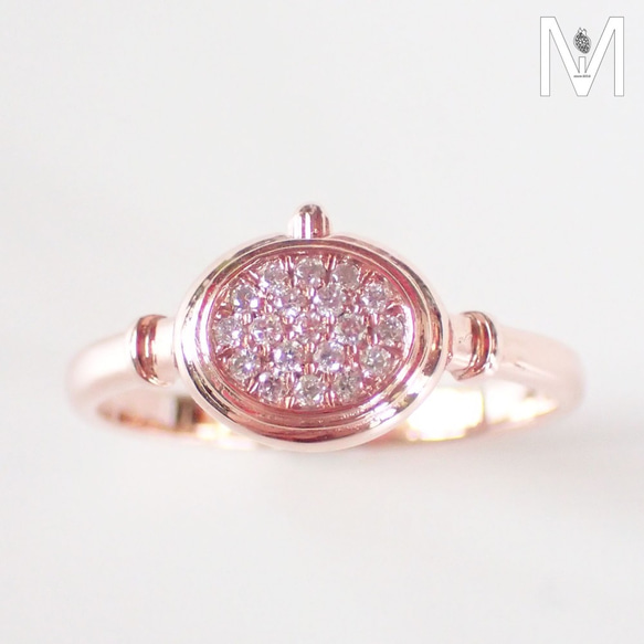 Mi Tesoro  ダイヤモンド指輪 指屬於妳的時間 14K Rose Gold Times Woman's Ring 第8張的照片