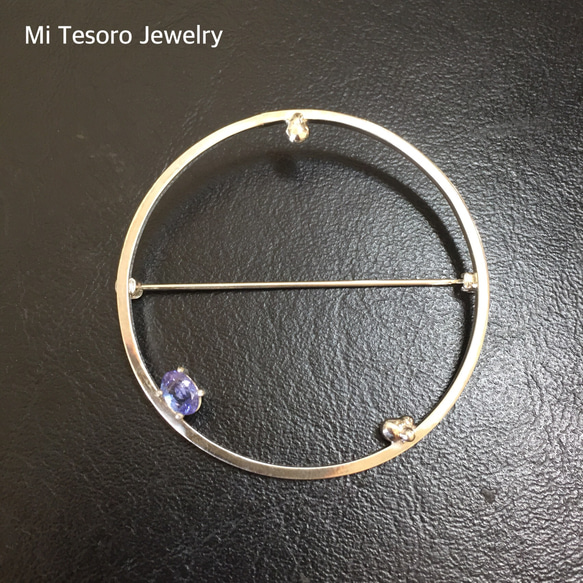 Mi Tesoro タンザナイト ブローチ 丹點胸針/別針 天然石brooch 第1張的照片