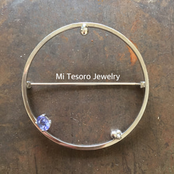 Mi Tesoro タンザナイト ブローチ 丹點胸針/別針 天然石brooch 第2張的照片