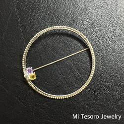 Mi Tesoro サファイア ブローチ 時來運轉胸針/藍寶石天然石Brooch 第1張的照片