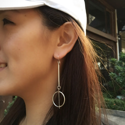 Mi Tesoro 串連-勾式耳環 925 silver Link Earrings 第2張的照片