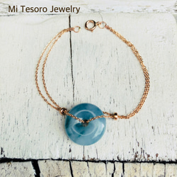 Mi Tesoro 飄蘭花翡翠-平安扣手鍊 Jade Bracelet 第4張的照片