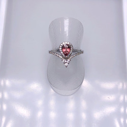 Mi Tesoro シルバー925 天然スピネルー調節指輪/粉色佳人-尖晶石戒指-925銀 第1張的照片