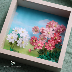 ⭐️新作⭐️一閑張りバッグ⭐️シックな大輪の花⭐️ かごバッグ 工芸  