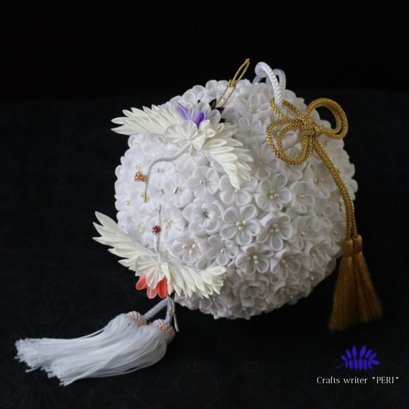パールつまみ細工バッグ（和装ブーケ） 【公式通販】