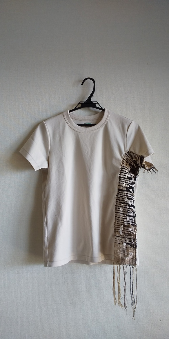 一点ものTシャツ（べージュ） 6枚目の画像