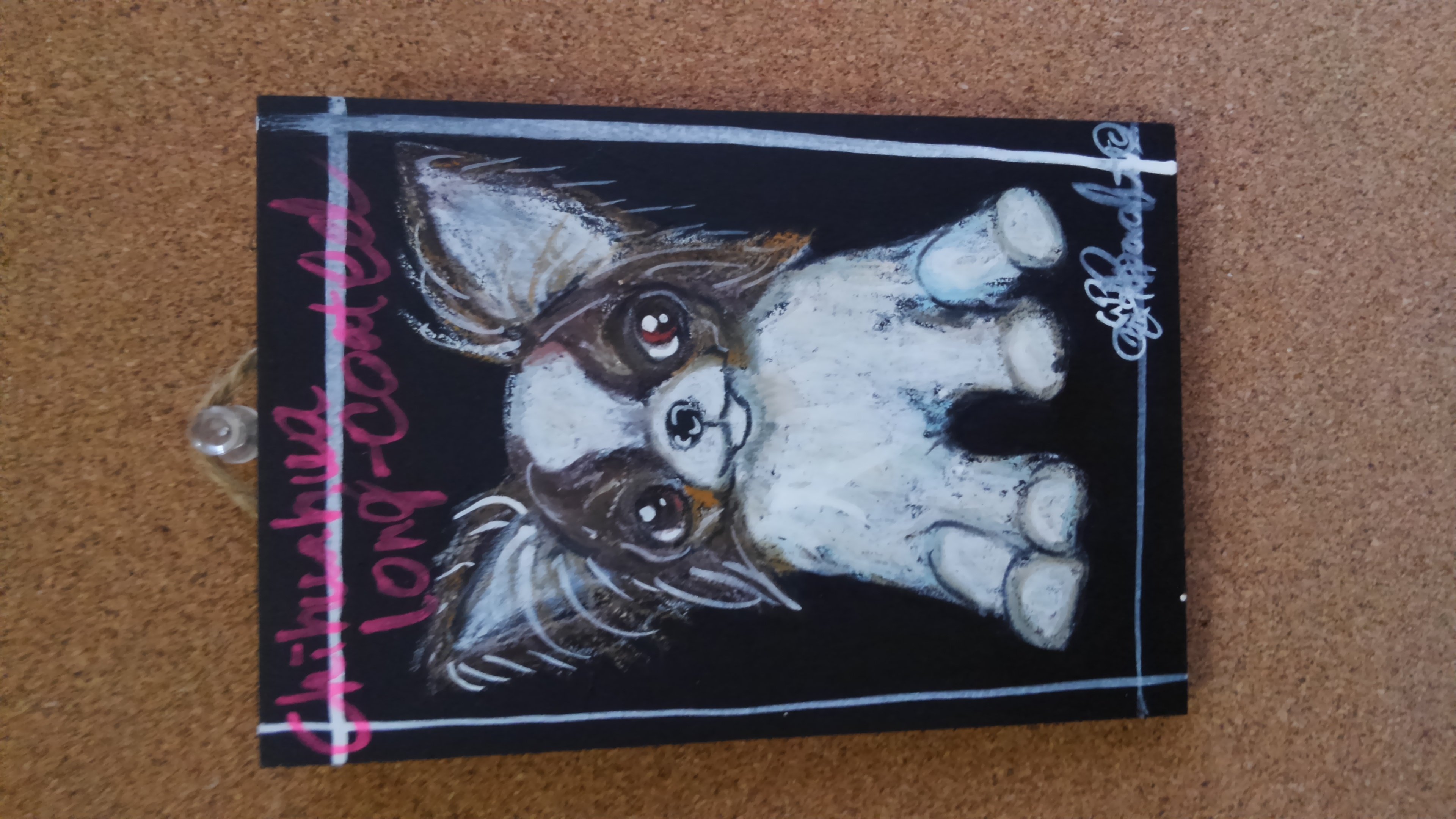 チョークアート「うちの子」そっくりボード チョークアート「うちの子」そっくりボード 送料無料】A4サイズ