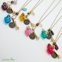 Diffuser Necklace Constellations Silver Gold Duo Color Chain 2枚目の画像