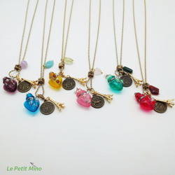 Diffuser Necklace Constellations Silver Gold Duo Color Chain 3枚目の画像