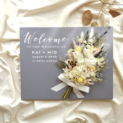 ウェディング ドライ＆プリザーブドフラワー ウェルカムボード