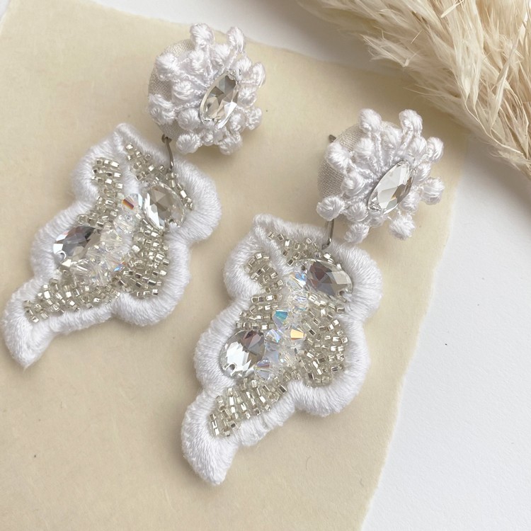 刺繍ビジュ　ピアス　アクセサリー　Brand：RAIME　H.R.h_26