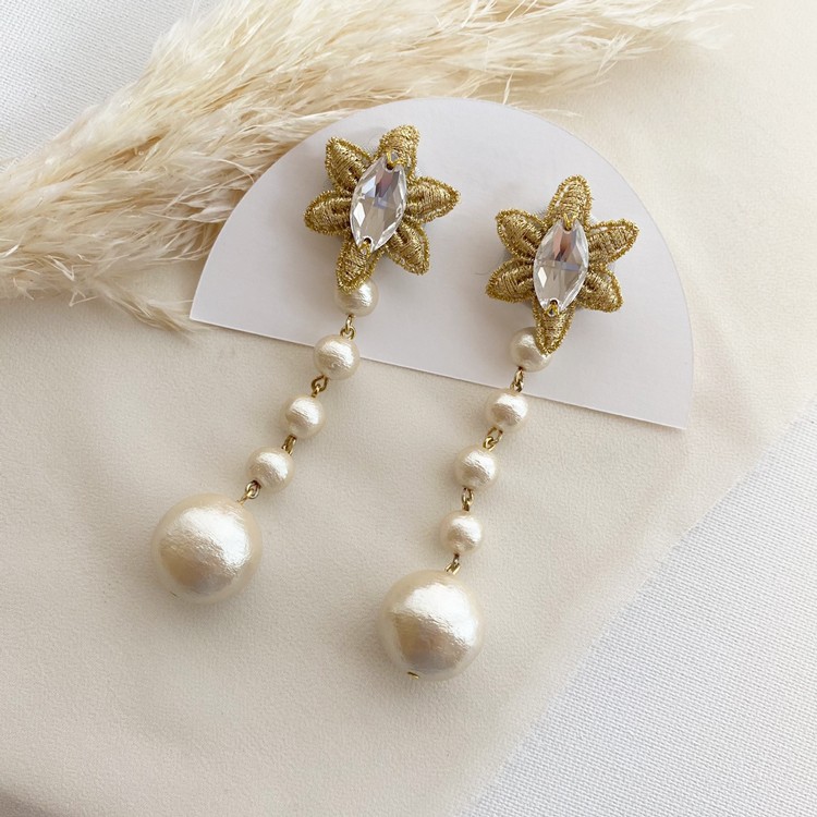 刺繍ビジュ　ピアス　アクセサリー　Brand：RAIME　H.R.P_14