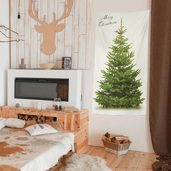 送料無料も　ツリータペストリー　壁掛け 簡単　SSサイズ価格　クリスマスツリー クリスマス0001 3枚目の画像