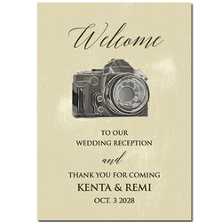 ウェルカムボード 結婚式　二次会  名入れ ポスター印刷　パネル加工OK　bord0072 5枚目の画像