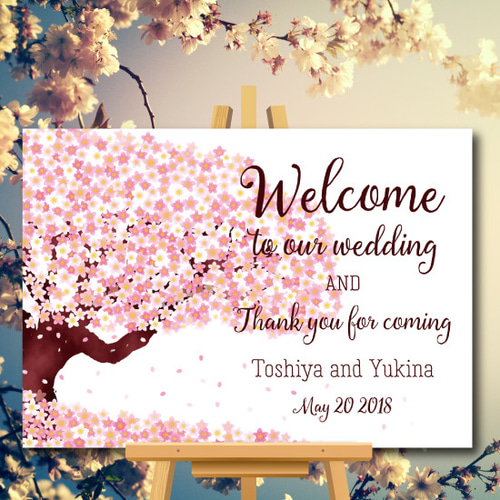 ウェルカムボード 結婚式 二次会 名入れ ポスター印刷 パネル