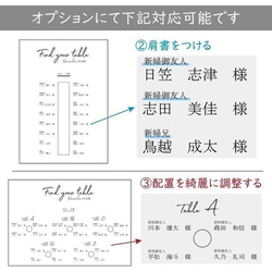 席次 シーティングリスト ウッド風　木 ウォルナット色 シーティングチャート 結婚式 二次会 パネル加工bord0183 5枚目の画像