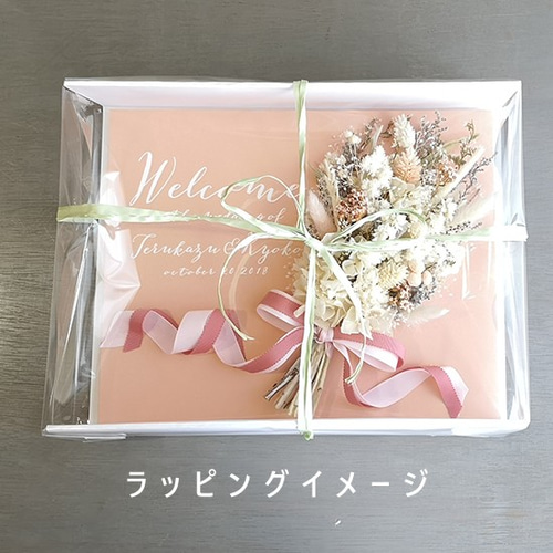 ウェルカムボード 花 ピンク ドライフラワー プリザーブド