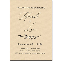 ウェルカムボード 名入れ 　結婚式　二次会　ポスター印刷　パネル加工OK　bord0296 5枚目の画像