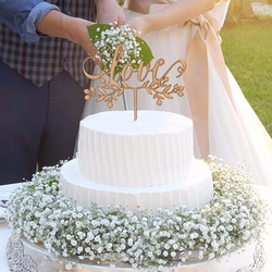 LOVE　木製ケーキトッパー　love　ウェディング　結婚式 1枚目の画像