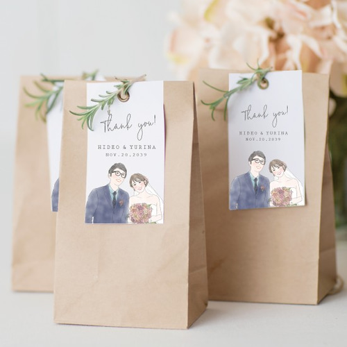 ふんわり系似顔絵 ウェルカムボード 結婚式 オーダーメイド nigaoe001