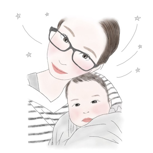 ふんわり系似顔絵 ウェルカムボード 結婚式 オーダーメイド ふんわり系似顔絵 ウェルカムボード 結婚式 オーダーメイド