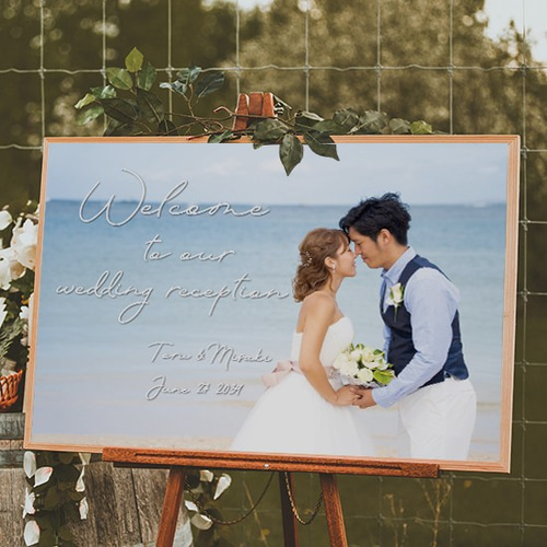 【❤アイデア無限大でオリジナルウェルカムボードに自由自在にカスタマイズ♪❤】 ❤アイデア無限大でオリジナルウェルカムボードに自由自在に