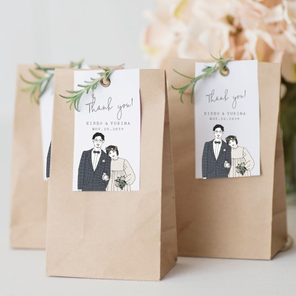 ガーリーでモードおしゃれな似顔絵　ウェルカムボード　結婚式　オーダーメイド　nigaoe002 一度描いていただいた似顔絵を 席次表　メニュー表　タペストリー　タグ　シール　芳名帳　など　様々なものに加工可能です #結婚記念日