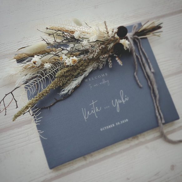 ウェルカムボード 花 ウェディング 結婚式 開店祝い bord0535