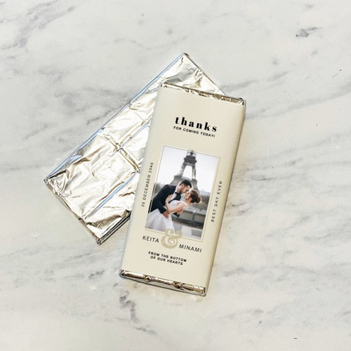 結婚式 プチギフト チョコレート パッケージ シンプル wedding