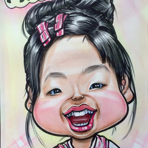 2名さま　A4サイズ【似顔絵オーダー】キーホルダー② 2名さま A4サイズ【似顔絵オーダー】 キーホルダー②つ