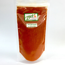 zest-foods レッドチリパウダー Red Chili Powder 100g 1枚目の画像