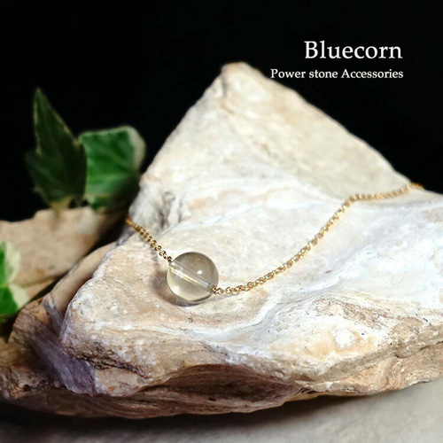 リビアングラスペンダントトップK10宝石質