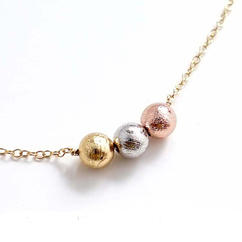 14kgf ギベオン隕石 ネックレス 3種類のカラー 本物の隕石 天然石