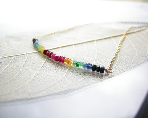 14Kgf 天然石アクセサリー 041 Mistic Bloom Collection】 ゾイサイト 鉱物原石 14kgf