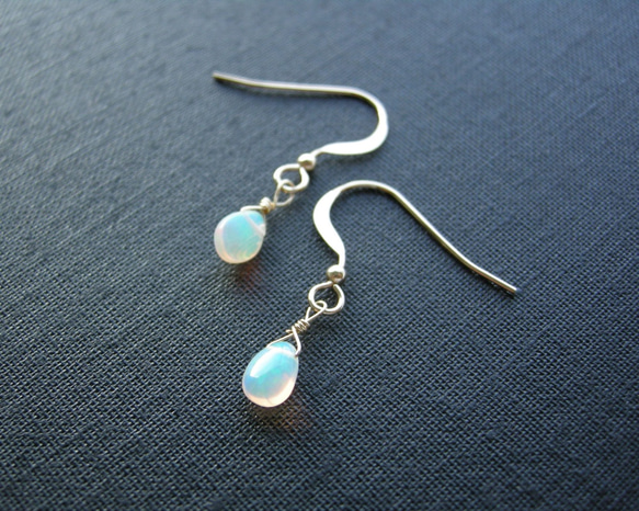 14kgf エチオピア産 オパール ピアス or ノンホールピアス