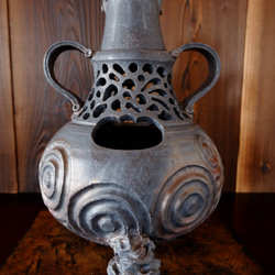 【SALE】いぶし金彩丁子風炉３ 2枚目の画像