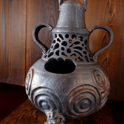 【SALE】いぶし金彩丁子風炉３ 3枚目の画像