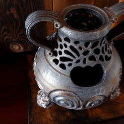 【SALE】いぶし金彩丁子風炉３ 6枚目の画像