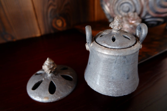 【SALE】いぶし金彩丁子風炉３ 9枚目の画像