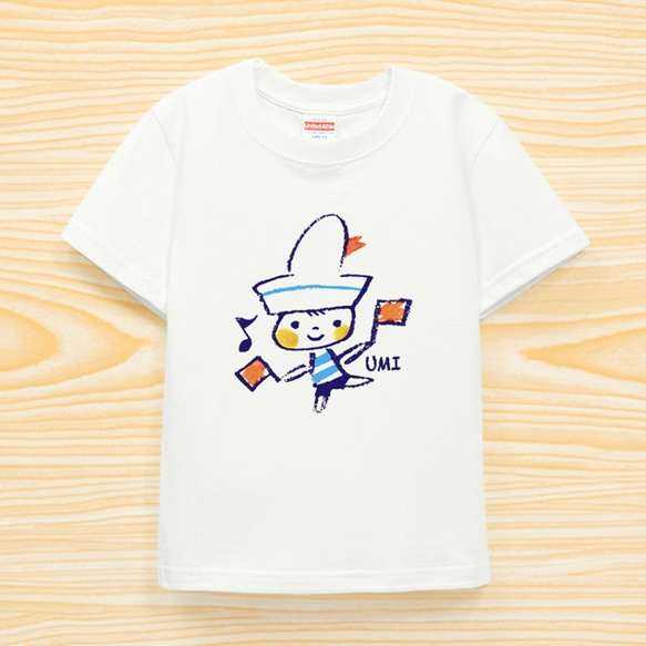 名前が入れられるＴシャツ（セーラーくん） 1枚目の画像