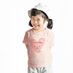 名前が入れられるＴシャツ（ハートちゃん） 1枚目の画像