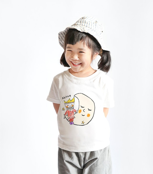 名前が入れられるＴシャツ（月の王子様） 3枚目の画像