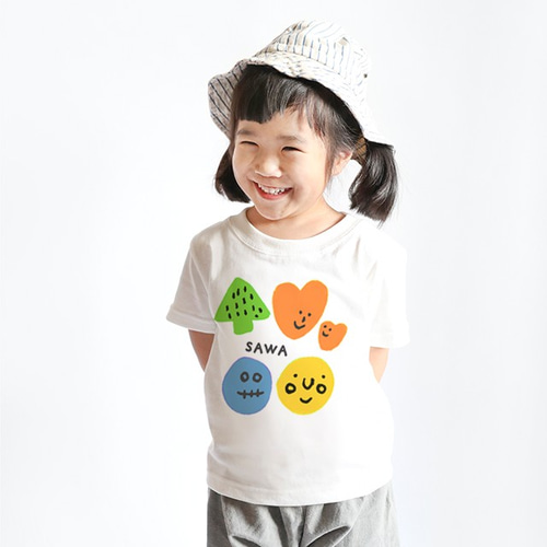 名前が入れられるTシャツ（シグナル） 子供服 satoshi sugiura 通販  